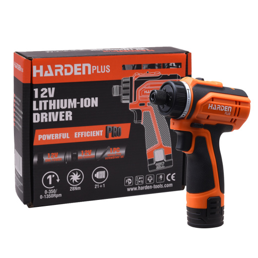 Аккумуляторная дрель-шуруповёрт 12V Harden Pro Арт.756022